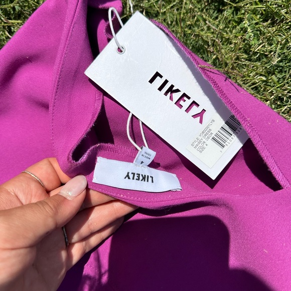 Fuschia Pink Mini Dress - Picture 3 of 3